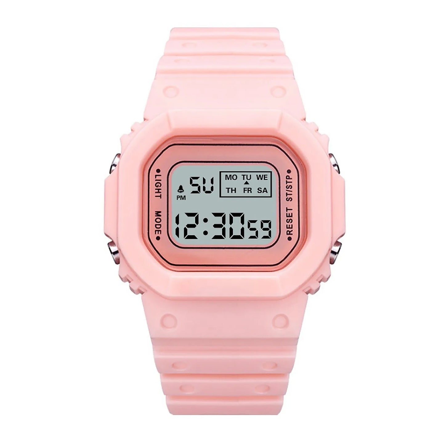 Reloj Electrónico para Mujer, Reloj de Pulsera de Moda, Resistente al Agua, Reloj Digital LCD con Fecha, Correa de Goma, Reloj Deportivo para Mujer.