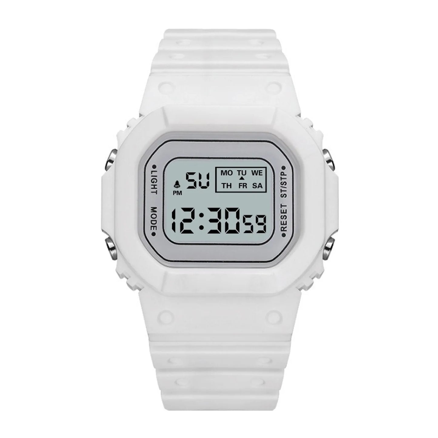 Reloj Electrónico para Mujer, Reloj de Pulsera de Moda, Resistente al Agua, Reloj Digital LCD con Fecha, Correa de Goma, Reloj Deportivo para Mujer.